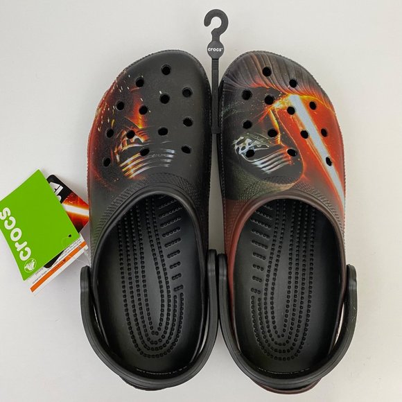 Crocs Classic Star Wars Villain Clog RARE Kylo Ren Force Awakens Men 11 - Picture 4 of 9